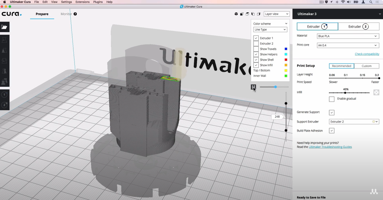 cura slicer, ultimaker cura